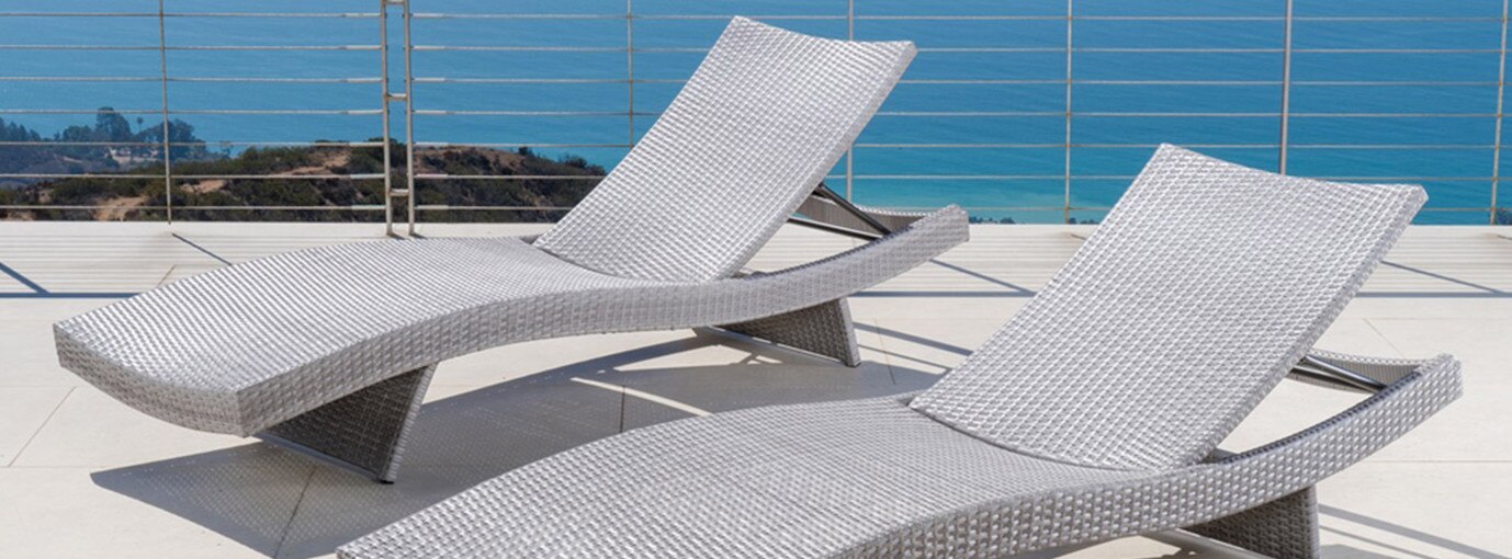 Portofino® Comfort 2 Loungers & Table - Gray