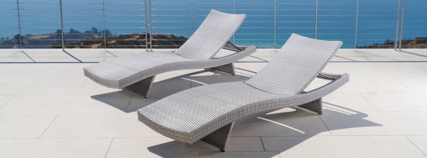 Portofino® Comfort 2 Loungers & Table - Gray