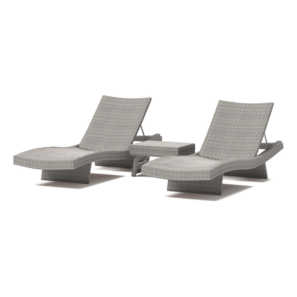 Portofino® Comfort 2 Loungers & Table - Gray