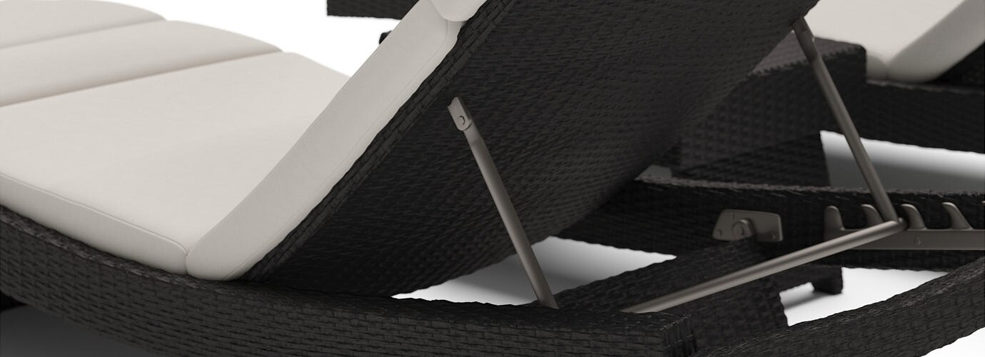 RST Brands Portofino Comfort Lounger and Table - Thumbnail 2