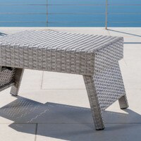 Portofino® Comfort Woven Folding Side Table - Gray