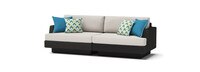 Portofino® Comfort Sunbrella® Outdoor 96in Sofa - Dove Gray
