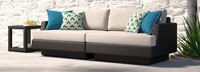 Portofino® Comfort Sunbrella® Outdoor 96in Sofa - Dove Gray