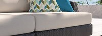 Portofino® Comfort Sunbrella® Outdoor 96in Sofa - Dove Gray