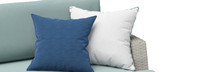Portofino® Comfort Sunbrella® Outdoor 96in Sofa - Spa Blue