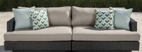 Portofino® Comfort Sunbrella® Outdoor 96in Sofa - Taupe Mist