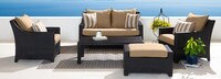 Deco™ 5 Piece Love & Club Seating Set - Spa Blue