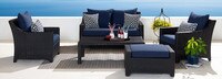 Deco™ 5 Piece Love & Club Seating Set - Spa Blue