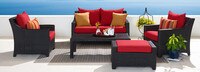 Deco™ 5 Piece Love & Club Seating Set - Spa Blue