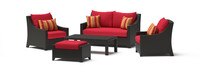 Deco™ 5 Piece Love & Club Seating Set - Sunset Red