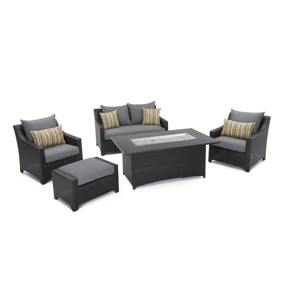 Deco™ 5 Piece Love and Club Fire Set - Charcoal Gray