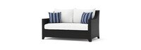 Deco™ 5 Piece Sunbrella® Outdoor Love & Club Fire Set - Centered Ink