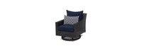 Deco™ 5 Piece Sunbrella® Outdoor Love & Motion Club Fire Set - Navy Blue