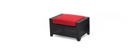 Deco™ 5 Piece Sunbrella® Outdoor Love & Motion Club Fire Set - Sunset Red