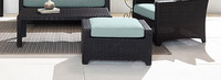 Deco™ 6 Piece Sunbrella® Outdoor Love & Club Seating Set - Charcoal Gray
