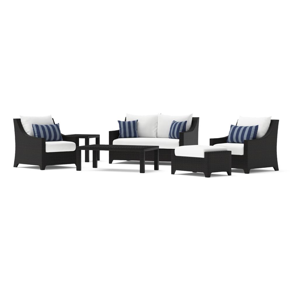 Deco™ 6 Piece Love and Club Seating Set - Centered Ink