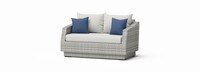 Cannes™ 6 Piece Sunbrella® Outdoor Love & Club Seating Set - Bliss Ink