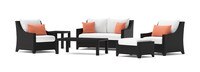 Deco™ 6 Piece Love and Club Seating Set - Cast Coral