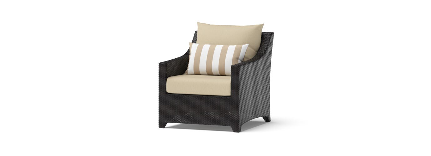 Deco™ 6 Piece Sunbrella® Outdoor Love & Club Seating Set - Maxim Beige