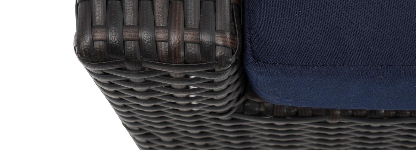 Deco™ 6 Piece Sunbrella® Outdoor Love & Club Seating Set - Navy Blue