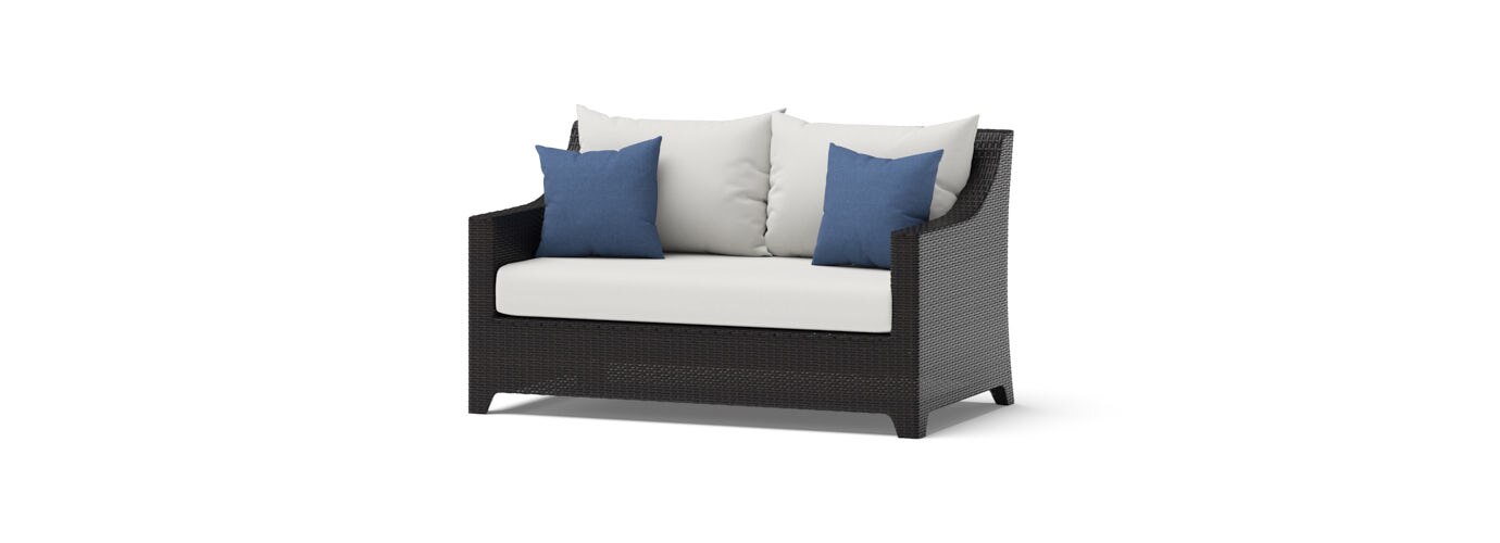 Deco™ 6 Piece Sunbrella® Outdoor Love & Motion Club Seating Set - Bliss Ink