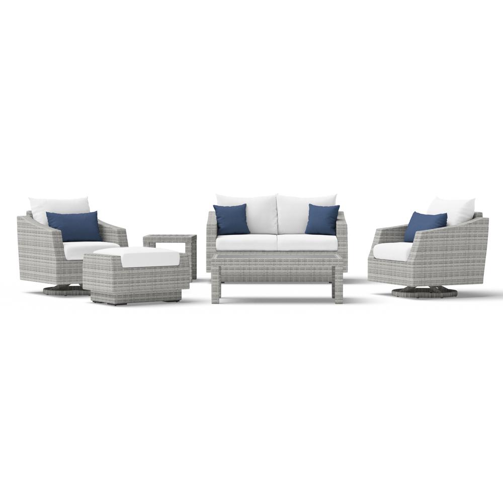 Cannes™ 6 Piece Love & Motion Club Seating Set - Bliss Ink