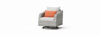 Cannes™ 6 Piece Sunbrella® Outdoor Love & Motion Club Seating Set - Cast Coral