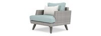 Portofino® Casual 4 Piece Sunbrella® Outdoor Love Seat Group - Spa