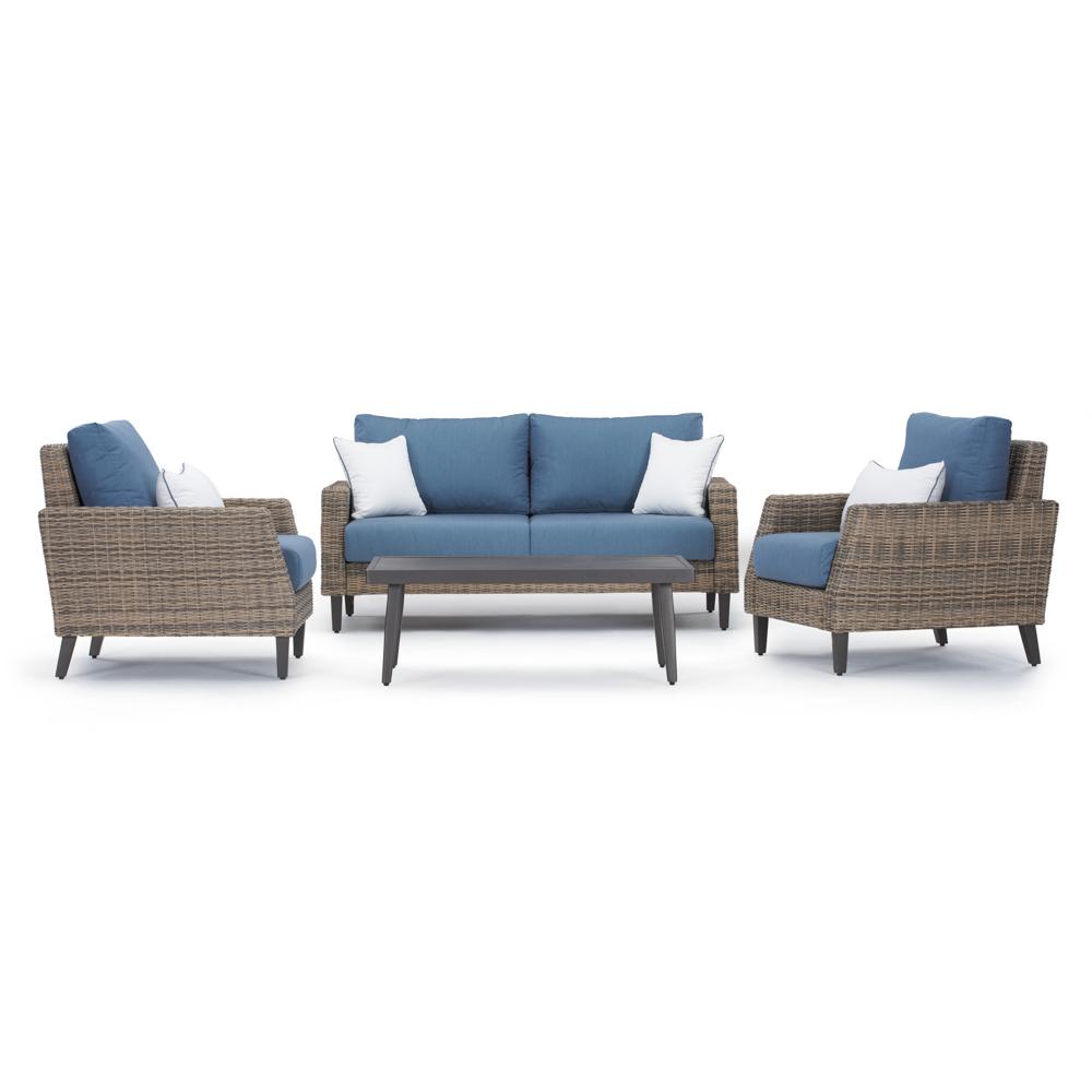 Portofino Affinity 4pc Loveseat Group - Newport Blue