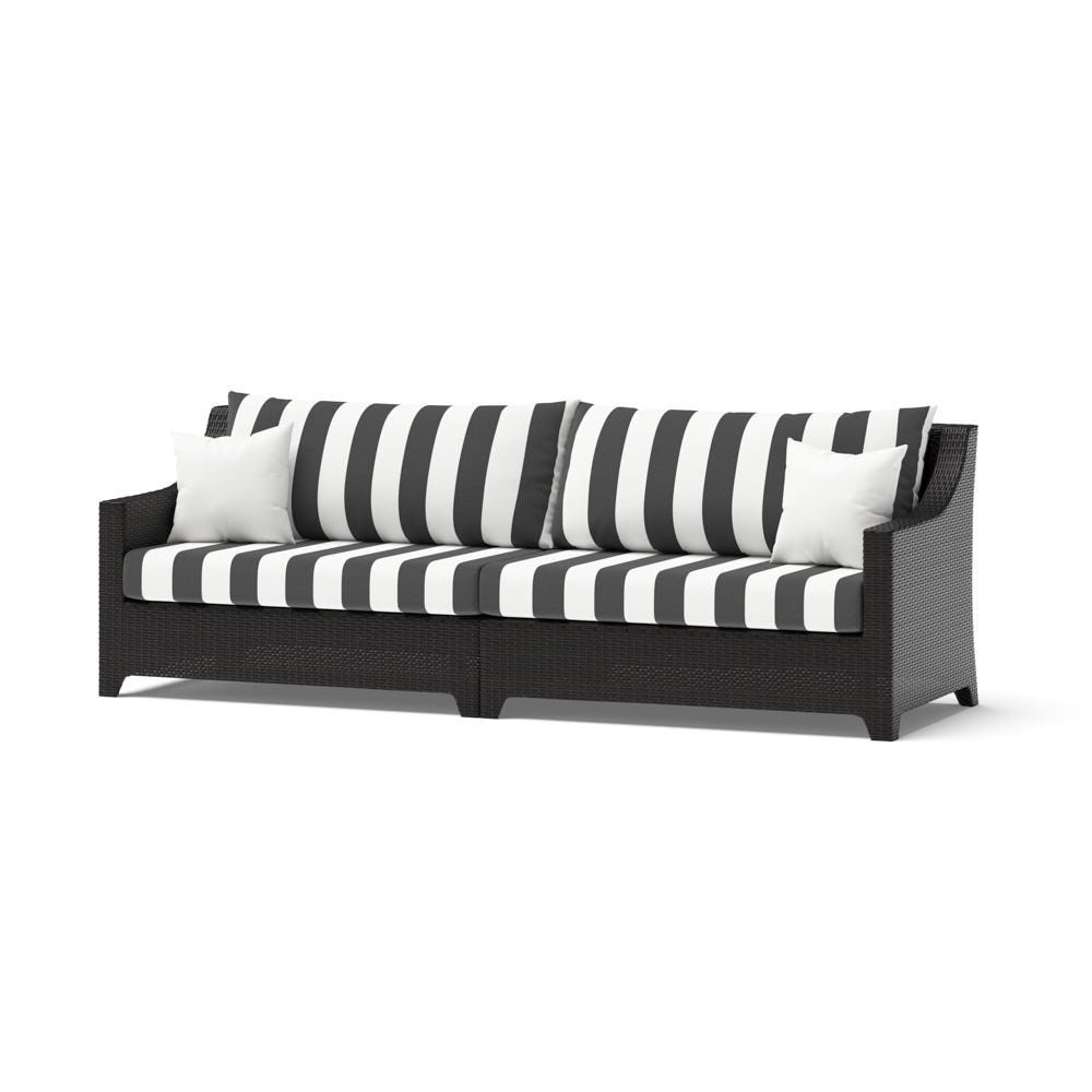 Deco™ 2 Piece 96in Sunbrella® Outdoor Sofa - Canvas Cabana