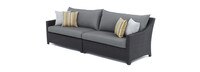 Deco™ 2 Piece 96in Sunbrella® Outdoor Sofa - Charcoal Gray