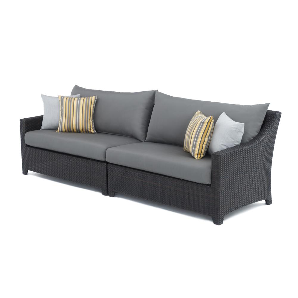 Deco Sofa - Charcoal Gray