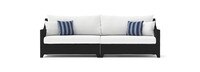 Deco™ 2 Piece 96in Sunbrella® Outdoor Sofa - Centered Ink