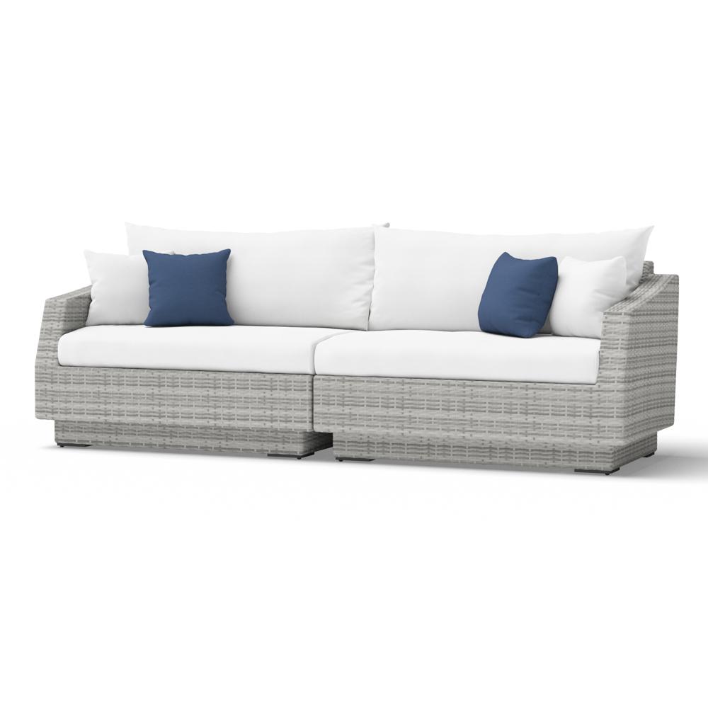 Cannes™ 2 Piece Sunbrella® Outdoor Sofa - Bliss Ink