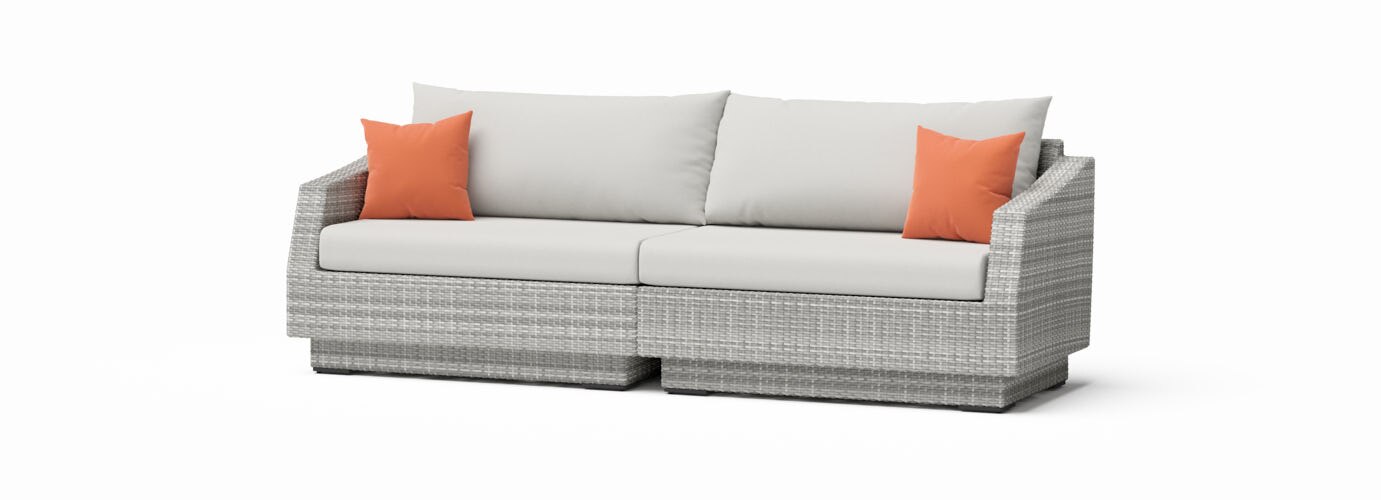 RST Brands Cannes Outdoor Sofa - Thumbnail 3