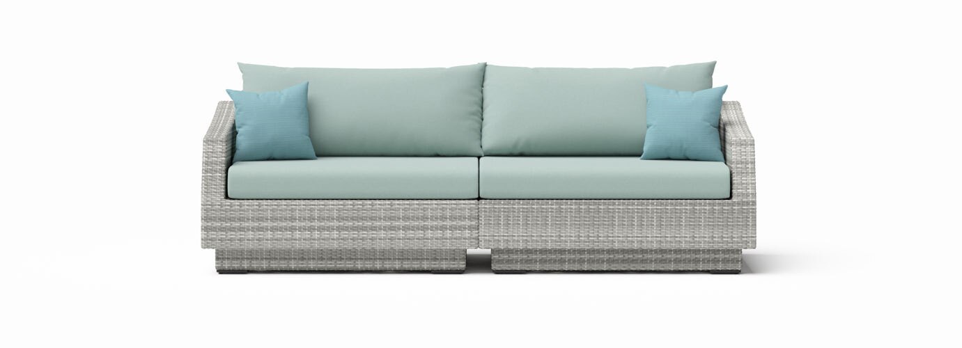 RST Brands Cannes Outdoor Sofa - Thumbnail 4