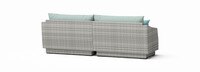 Cannes™ 2 Piece Sunbrella® Outdoor Sofa - Spa Blue