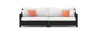 Deco™ 2 Piece 96in Sunbrella® Outdoor Sofa - Cast Coral