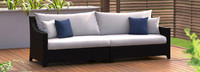 Deco™ 2 Piece 96in Sunbrella® Outdoor Sofa - Cast Coral