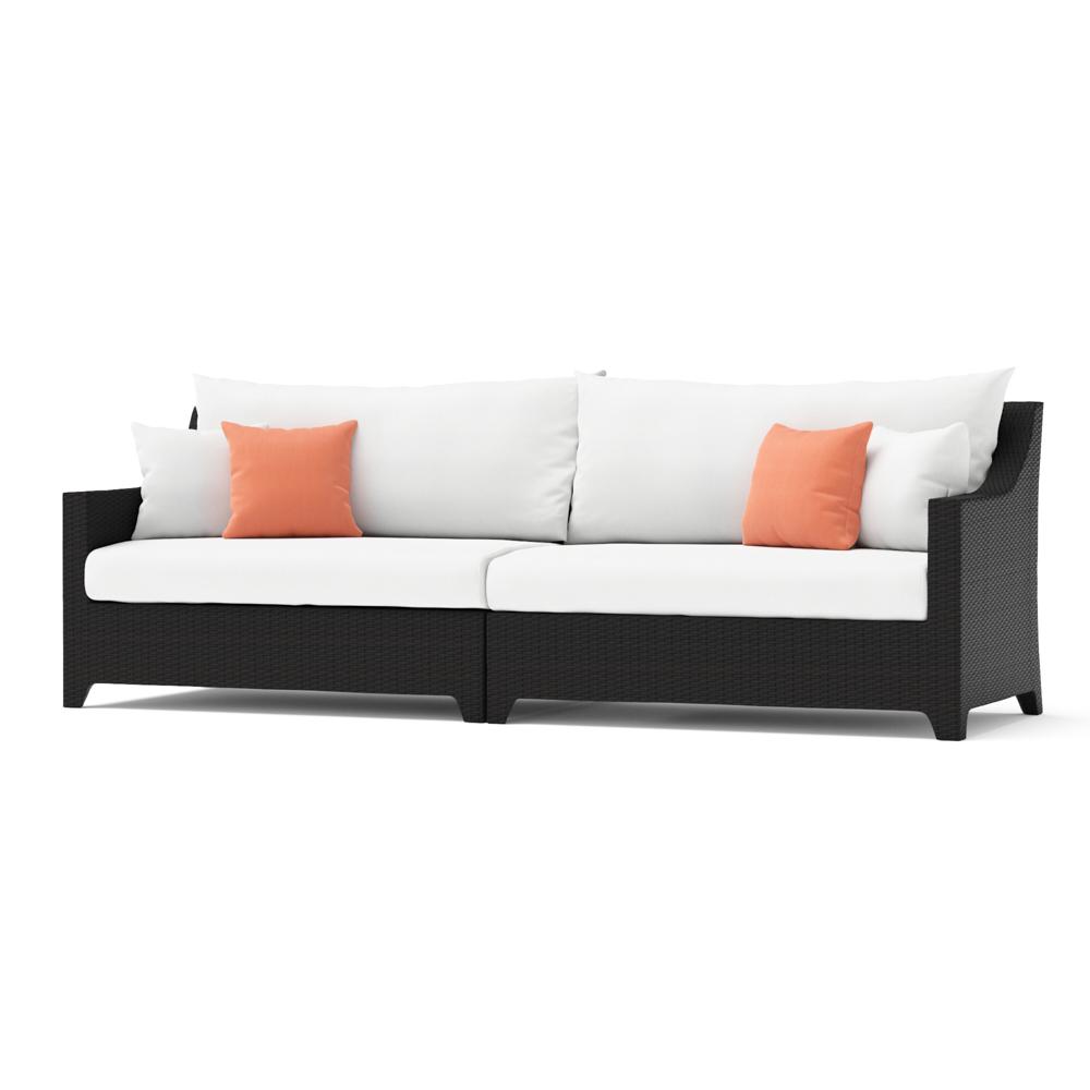 Deco™ 2 Piece 96in Sunbrella® Outdoor Sofa - Cast Coral