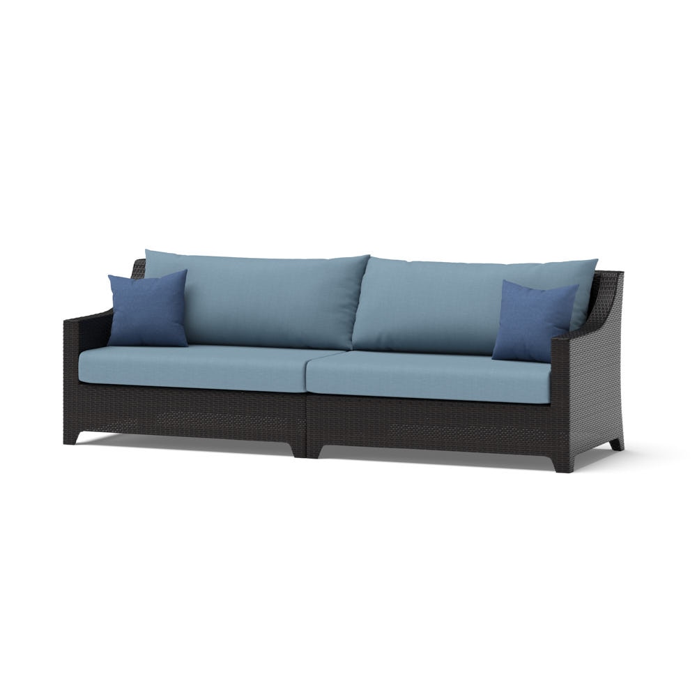 Deco™ 2 Piece 96in Sunbrella® Outdoor Sofa - Canvas Denim