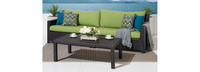 Deco™ 2 Piece 96in Sunbrella® Outdoor Sofa Frame - Ginkgo Green