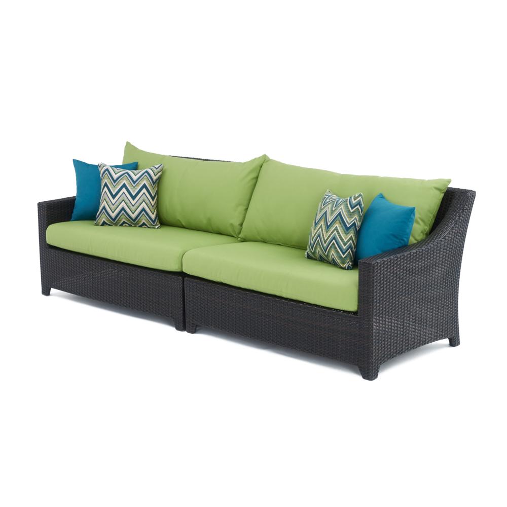 Deco™ 2 Piece 96in Sunbrella® Outdoor Sofa - Ginkgo Green