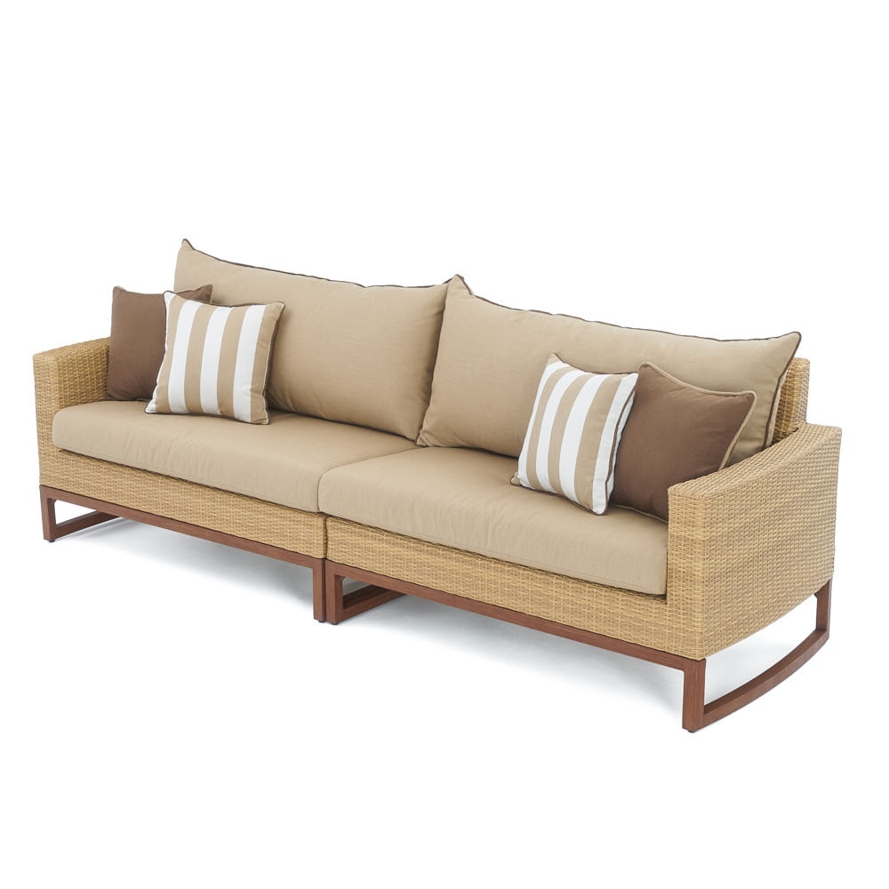 Mili™ 96in Sunbrella® Outdoor Sofa - Maxim Beige