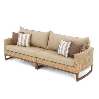Mili™ 96in Sunbrella® Outdoor Sofa - Maxim Beige