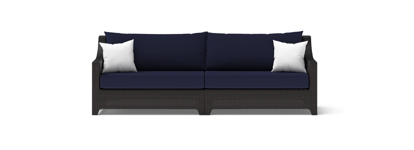 Deco™ 2 Piece 96in Sunbrella® Outdoor Sofa - Navy Blue