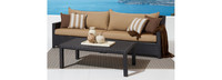 Deco™ 2 Piece 96in Sunbrella® Outdoor Sofa Frame - Navy Blue