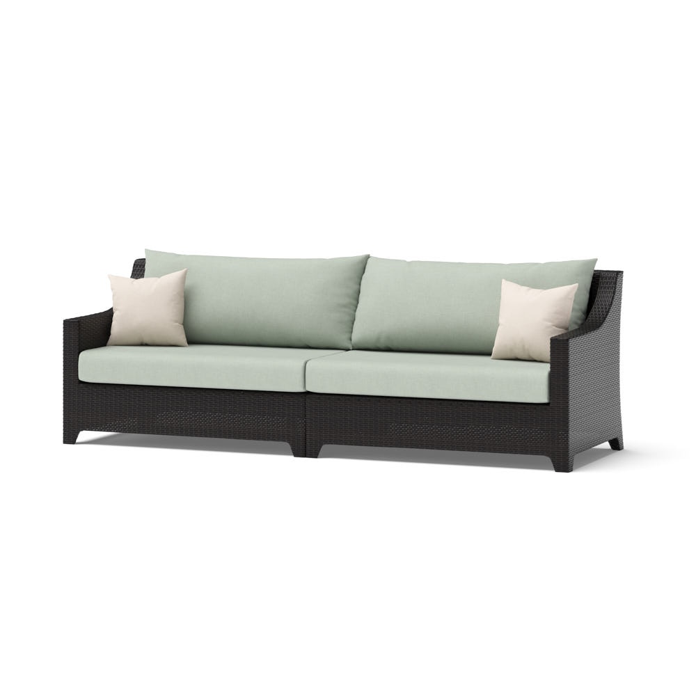 Deco™ 2 Piece 96in Sunbrella® Outdoor Sofa - Canvas Oasis