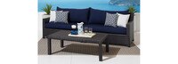 Deco™ 2 Piece 96in Sunbrella® Outdoor Sofa - Tikka Orange