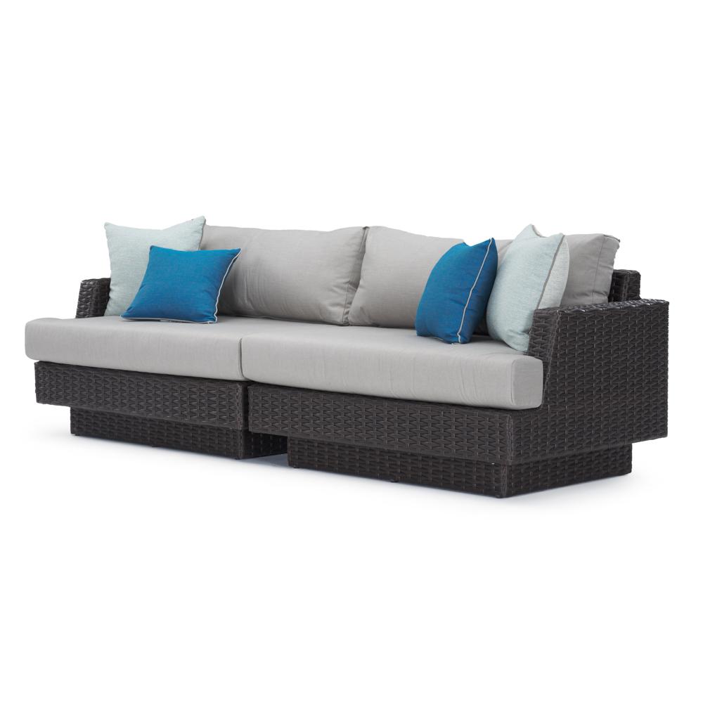 Portofino® Repose 96in Sunbrella® Outdoor Sofa - Dove